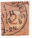 timbre: Deutshes reich de 1872 surcharge
