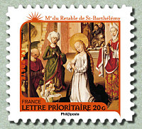 timbre: Maître du Retable de Saint-Barthélémy