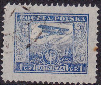 timbre: Biplan sur Varsovie