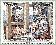 timbre: Traité Picquigny