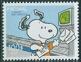 timbre: Snoopy à la Poste