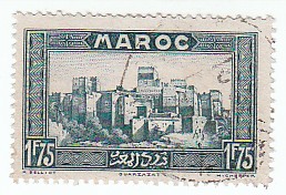 timbre: Kasbah de Si Madani et Glaoui à Ouarzazat