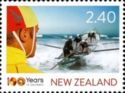 timbre: 102 ans-sauveteurs : bateau à rames