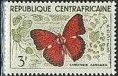 timbre: Papillons - Cymothoe sangaris