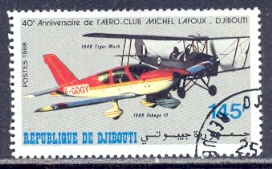 timbre: 40ème anniversaire Aéroclub Michel Lafoux
