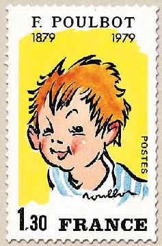 timbre: 100e anniversaire de la naissance de Fransicque Poulbot