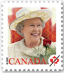 timbre: La reine Elizabeth II  ADH