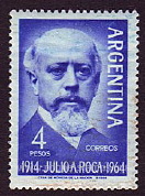 timbre: Général Julio Argentino Roca