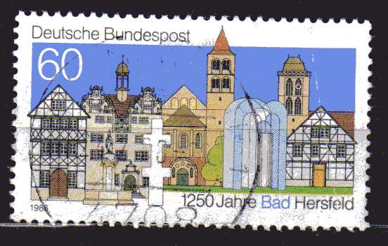 timbre: 1200e anniversaire de Bad Hersfeld