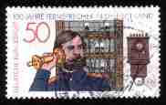 timbre: 100 ans du téléphone x 2