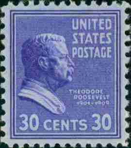 timbre: Th. Roosevelt (2ex)
