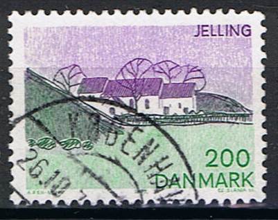 timbre: Paysage du Jutland Sud : Jelling
