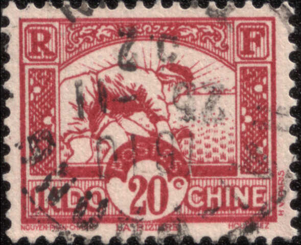 timbre: Rizière, type II