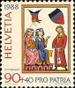timbre: Pro Patria 700 ans d'art et de culture