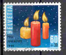 timbre: Pro Juventute 1994 : bougies
