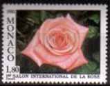 timbre: 1er salon international de la rose à Monte-Carlo