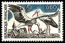 timbre: Cigognes d'Alsace