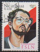 timbre: Carlos Fonseca, fondateur du Front sandiniste