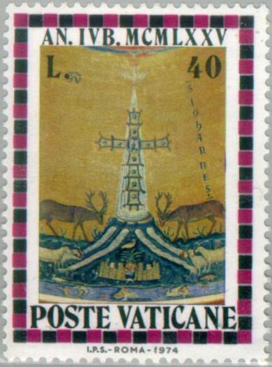 timbre: Année sainte - mosaïque