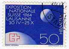 timbre: Exposition nationale de Lausanne