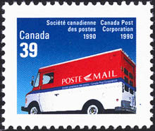 timbre: ''Le courrier d'abord''. Histoire du système postal
