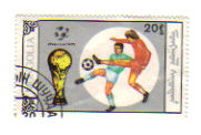 timbre: Coupe du monde football 1990 - Italie