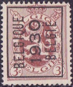 timbre: Preo BELGIQUE 1930 BELGIE (N°278) A (gauche)