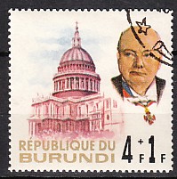 timbre: Winston Churchill et Saint-Paul