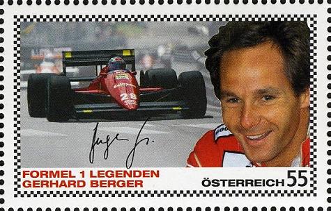 timbre: F1 Gerhard Berger