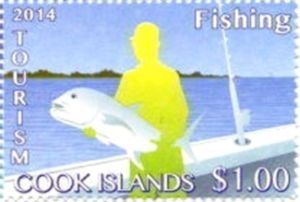 timbre: Pêcheur avec sa prise