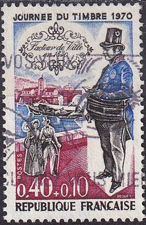 timbre: Facteur de ville en 1830