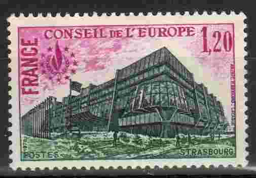 timbre: Conseil de l'Europe Strasbourg
