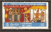 timbre: Peintures du temple de Dambava