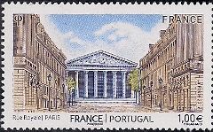 timbre: Rue royale à Paris