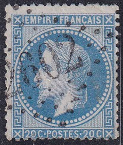 timbre: Napoleon III lauré Type II