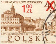 timbre: Varsovie au 18 ème-surchargé