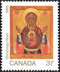 timbre: Noël - 'La Vierge et l'Enfant'