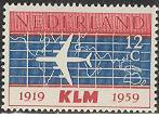 timbre: Quarantenaire de KLM