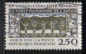 timbre: 10ème congrès forestier mondial*