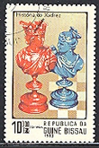timbre: Historia do Xadrez - Jeux d'échecs