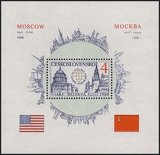 timbre: Conférence au sommet Soviet US