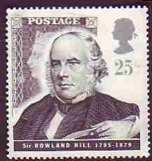 timbre: 200e anniv. de la naissance de sir Roland Hill