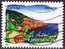 Timbre: La châtaigne (Corse)