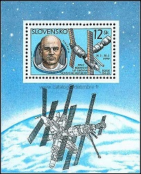 Timbre: Bloc Astronaute Ivan Bella