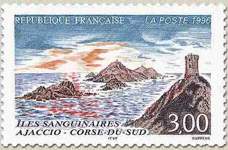 Timbre: Iles Sanguinaires - Ajaccio-ORCompl