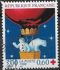 Timbre: Croix Rouge 1996