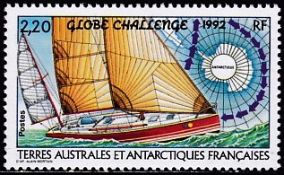Timbre: Course à la voile Globe Challenge 1992
