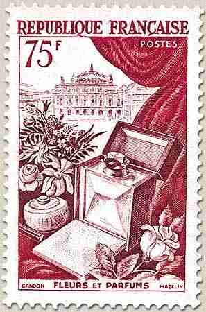 Timbre: Fleurs, parfums et l'Op&eacute;ra