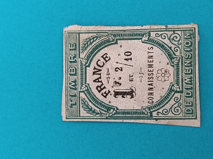 timbre &agrave; identifier