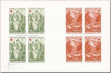 Timbre: Carnet Croix Rouge 1970
